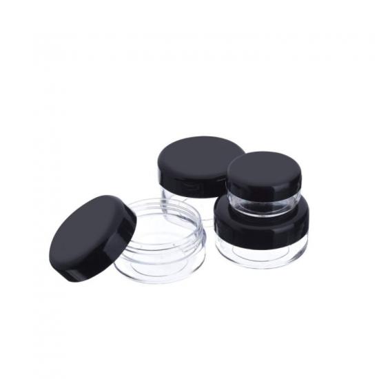 Plastic Round Jars Cosmetic Containers PS Concentration Plastic Round Jars Cosmetic Containers PS Concentration
