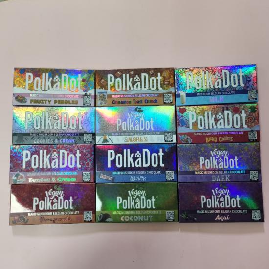 PolkaDot chocolate bar Packaging Boxes 12 kinds DARK PolkaDot chocolate bar Packaging Boxes 12 kinds DARK