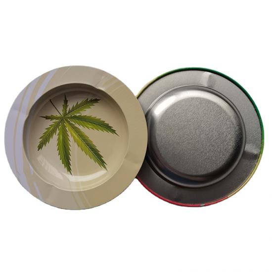 Portable Custom Logo Printed Metal Material Small Round Portable Custom Logo Printed Metal Material Small Round