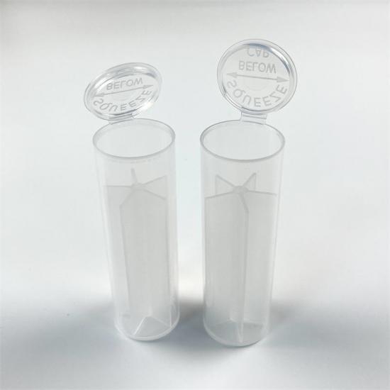 PP Plastic Joint Tubes Clear Biodegradable Pop Top PP Plastic Joint Tubes Clear Biodegradable Pop Top