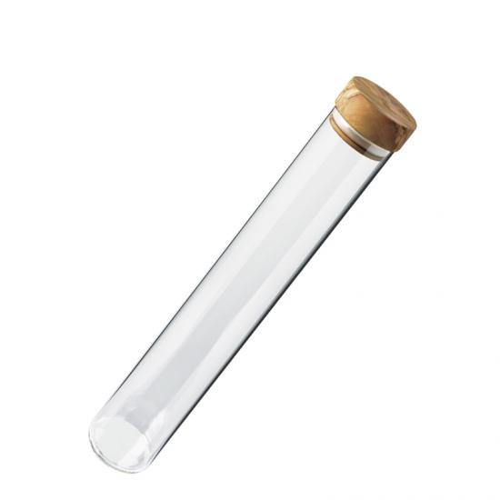 Pre Roll Cone Glass Bottles Test Tubes With Bamboo Lids Pre Roll Cone Glass Bottles Test Tubes With Bamboo Lids
