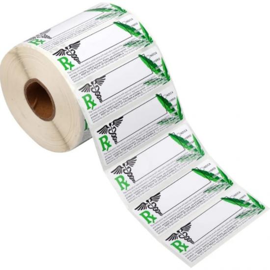 Premium Self Adhesive Sticker 3x1 Inches RX Printing Medical Premium Self Adhesive Sticker 3x1 Inches RX Printing Medical