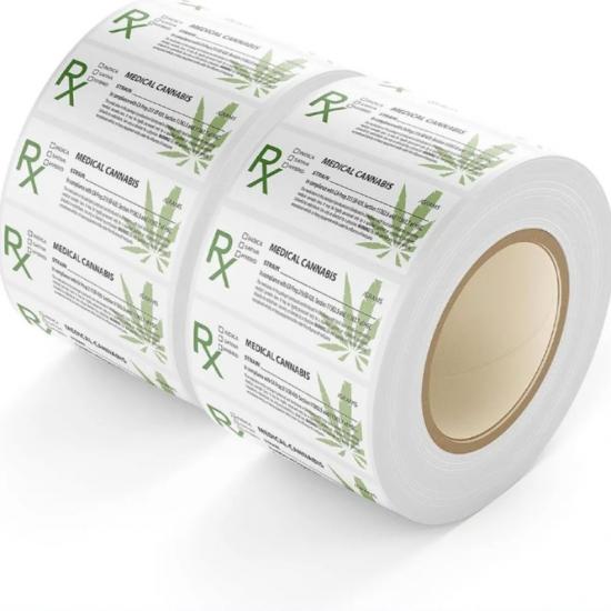 Premium Self Adhesive Sticker 3x1 Inches RX Printing Medical Premium Self Adhesive Sticker 3x1 Inches RX Printing Medical