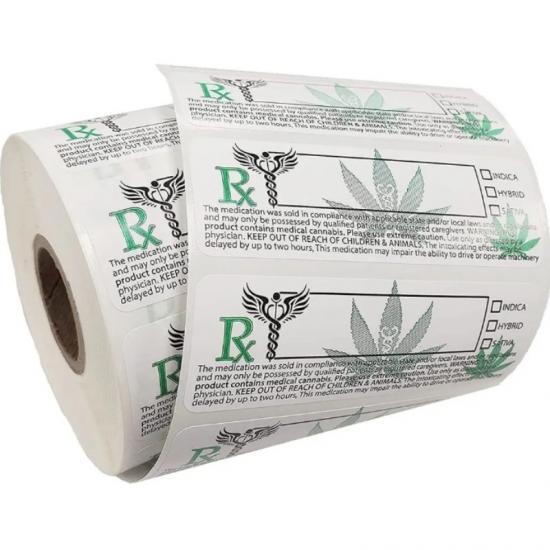 Premium Self Adhesive Sticker 3x1 Inches RX Printing Medical Premium Self Adhesive Sticker 3x1 Inches RX Printing Medical