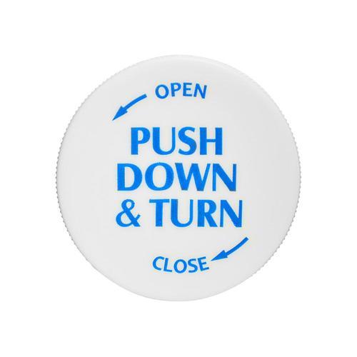 Push Down and Turn Child-Resistant Closure Cap Containers Push Down and Turn Child-Resistant Closure Cap Containers