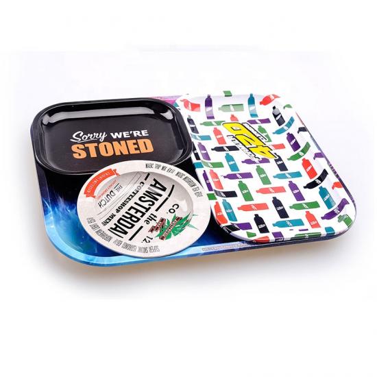 RAW Large Metal Rolling Tray RAW Large Metal Rolling Tray
