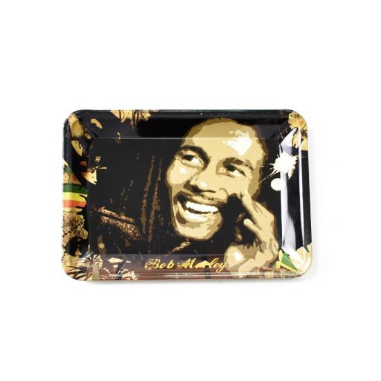 Rectangular Printed Metal Rolling Tin Trays With Custom