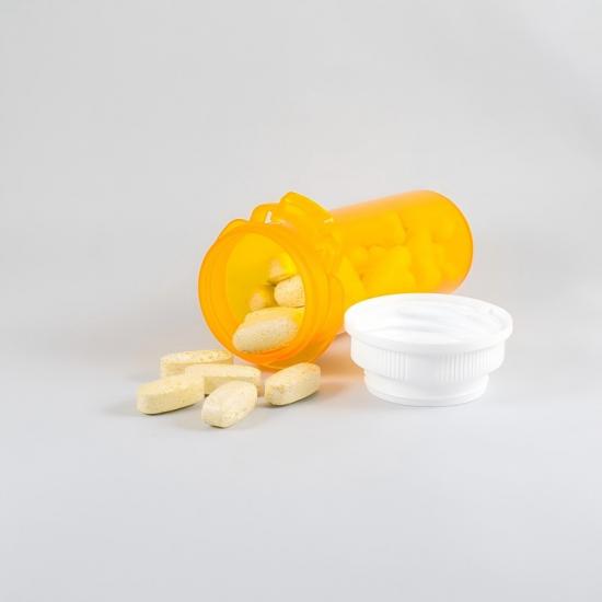 RX Pill Bottle Push Down Plastic Vial Prescription Vial with RX Pill Bottle Push Down Plastic Vial Prescription Vial with