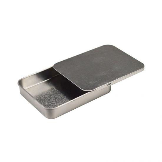 Slide Lid Storage Tin Container Packaging Metal Tin Box Slide Lid Storage Tin Container Packaging Metal Tin Box