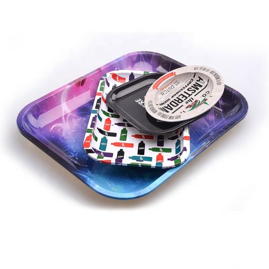 Smoking RAW Metal Rolling Tray