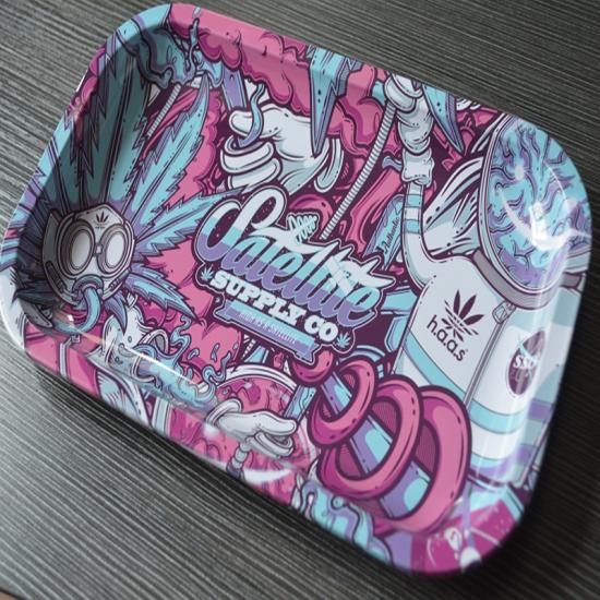Smoking RAW Metal Rolling Tray Smoking RAW Metal Rolling Tray