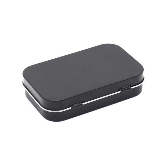 Square Metal Food Grade Child Resistant Tin Box with Hinged Square Metal Food Grade Child Resistant Tin Box with Hinged