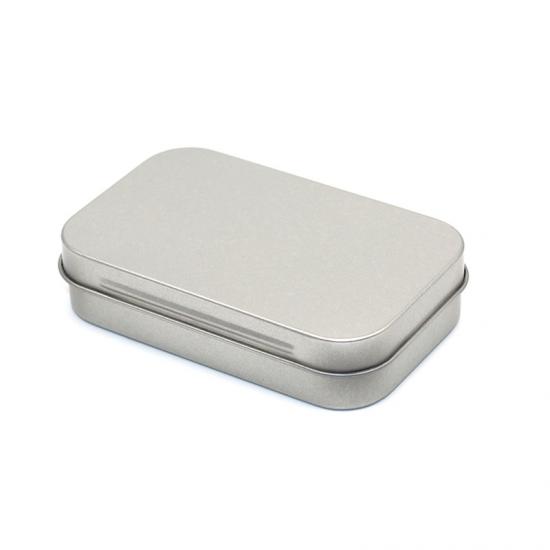 Square Metal Food Grade Child Resistant Tin Box with Hinged Square Metal Food Grade Child Resistant Tin Box with Hinged