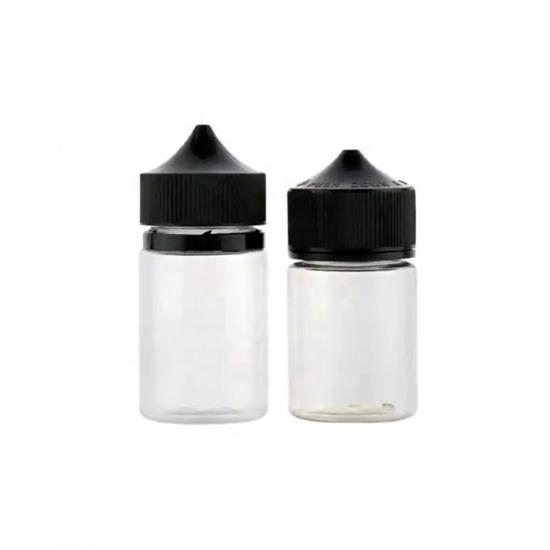 Squeezable 60ml Empty Drop Bottle Food Grade PET Transparent Squeezable 60ml Empty Drop Bottle Food Grade PET Transparent