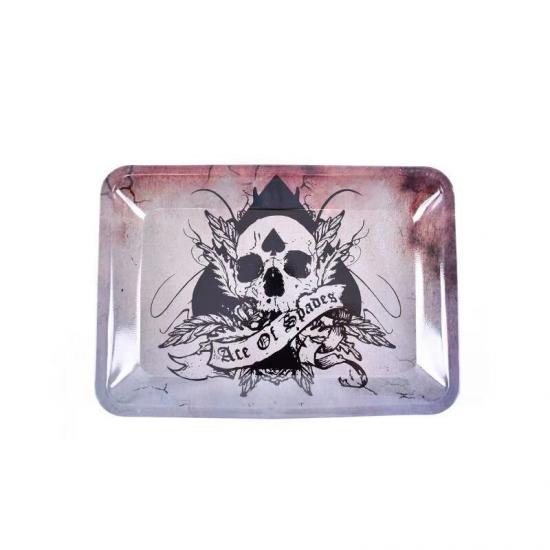 Tobacco Metal Raw Paper Rolling Tray Custom Printed Weed Tobacco Metal Raw Paper Rolling Tray Custom Printed Weed