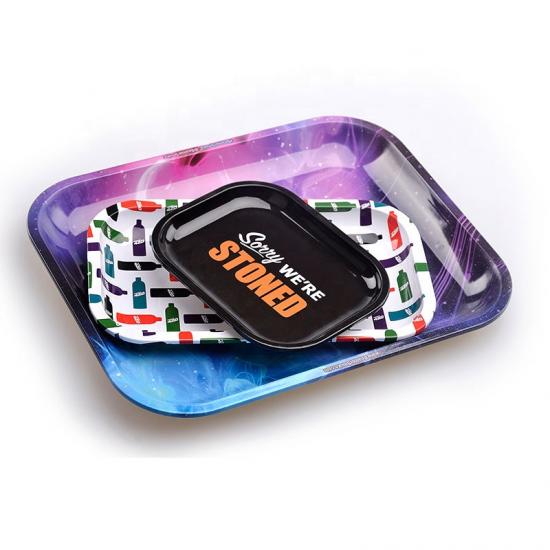 Tobacco Raw Tin Square Rolling Tray Tobacco Raw Tin Square Rolling Tray