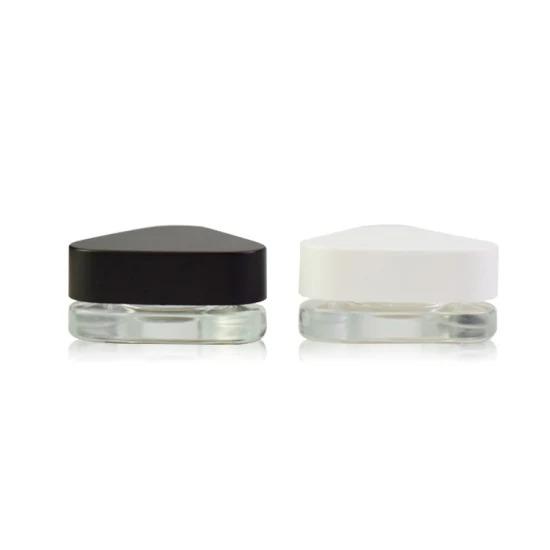 TriQube 9mL Triangle Glass Concentrate Jar - Clear TriQube 9mL Triangle Glass Concentrate Jar - Clear