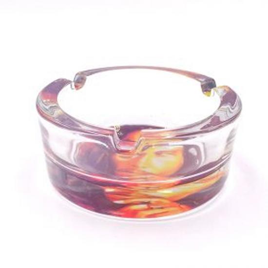 Two Size 65mm 80mm Glass Cigar Weed Smoking Ashtray Two Size 65mm 80mm Glass Cigar Weed Smoking Ashtray