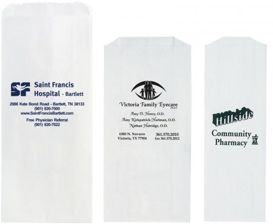 White Kraft Paper Prescription Bag White Kraft Paper Prescription Bag