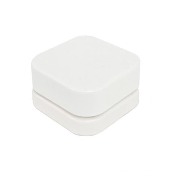 White Opaque Glass Concentrate Jar with Child Resistant Lid