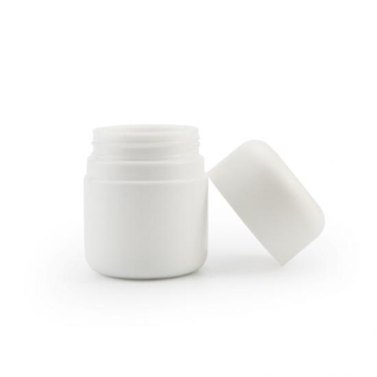 White Round CR Glass Flush Cap Jars White Round CR Glass Flush Cap Jars
