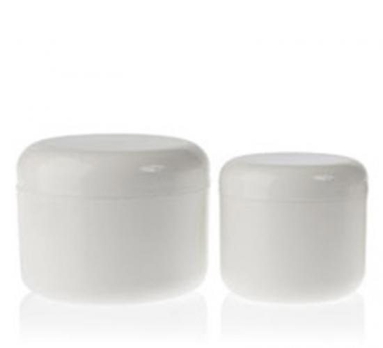 White Round CR Glass Flush Cap Jars White Round CR Glass Flush Cap Jars