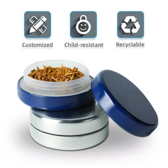 Custom Hinged Metal Tin Box With Hinged Lid Packaging Custom Hinged Metal Tin Box With Hinged Lid Packaging