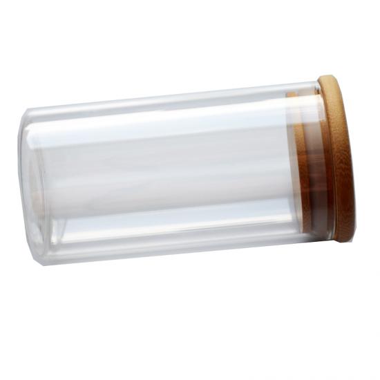 Custom Logo Strong Sealing Glass Bottle With Screw Bamboo Custom Logo Strong Sealing Glass Bottle With Screw Bamboo
