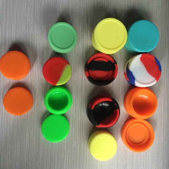 Mini Silicon Pot Box 2ml/3ml/5ml/7ml/10ml Colorful Silicone