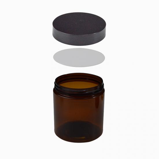 PET Plastic Cosmetic Jar Amber Black 50ML 100ML 120ML Cream PET Plastic Cosmetic Jar Amber Black 50ML 100ML 120ML Cream