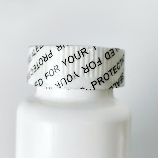 Printed Tamper Evident PVC Shrink Wraps Perforated Heat Seal Printed Tamper Evident PVC Shrink Wraps Perforated Heat Seal