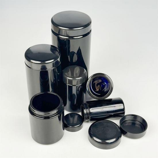 Violet Glass Jars 5ml 15ml 30ml 50ml 100ml 120ml 150ml 250ml