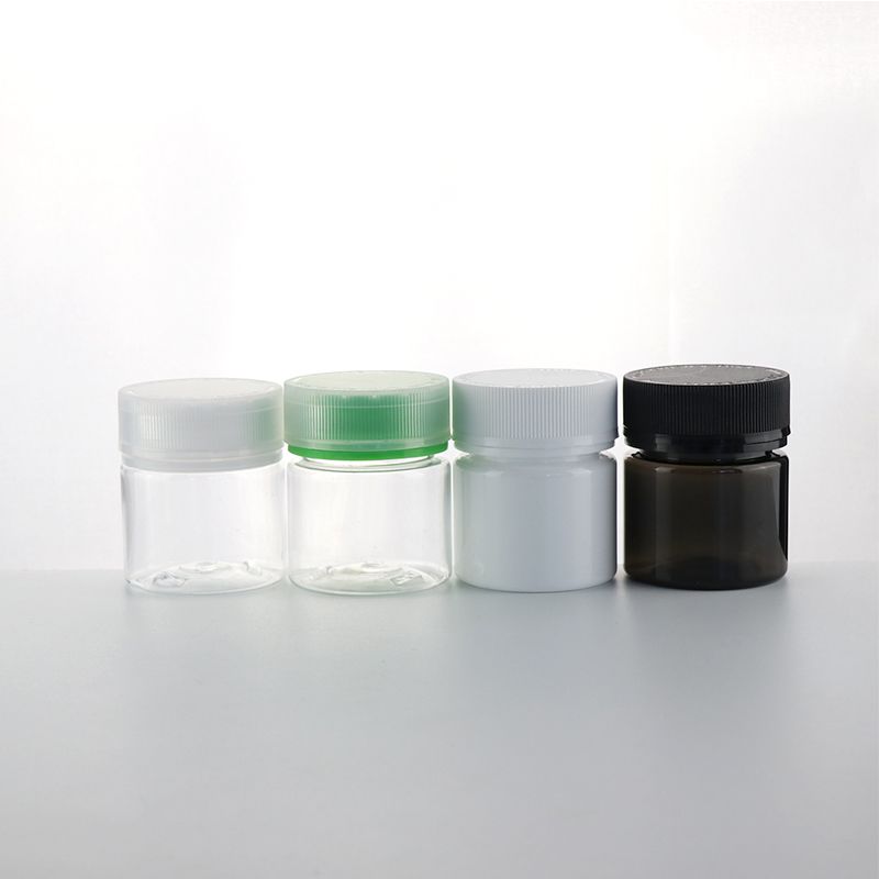 60ml 2oz pet candy packing plastic childproof tamper evident