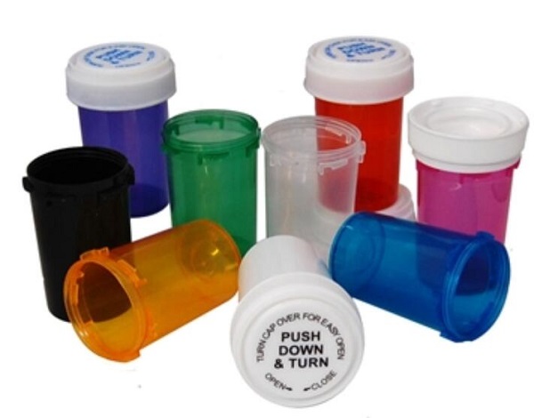 13 dram Reversible Cap Vials Dual-Purpose Bottles