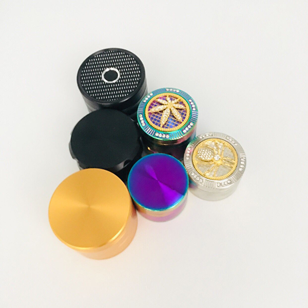 Colourful 4 Pieces Metal Zinc Alloy Tobacco Grinder Spice Colourful 4 Pieces Metal Zinc Alloy Tobacco Grinder Spice