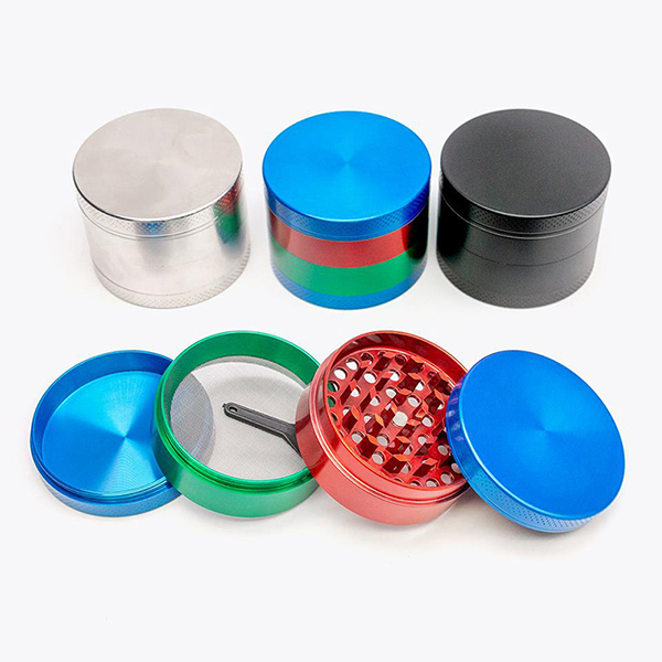 Zinc Alloy Large Size 4 Piece Weed Grinder Crusher Zinc Alloy Large Size 4 Piece Weed Grinder Crusher