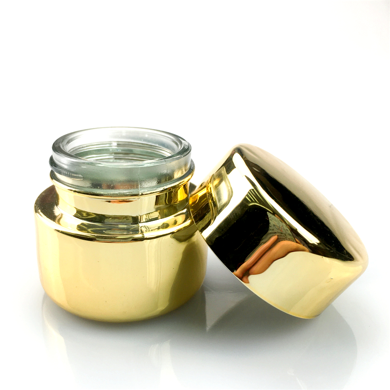 9ml Child Resistant Electroplate UV Glass Concentrate Jars 9ml Child Resistant Electroplate UV Glass Concentrate Jars