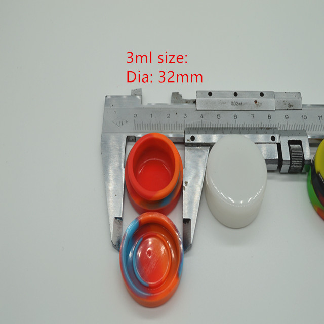3ml dab wax silicone jar