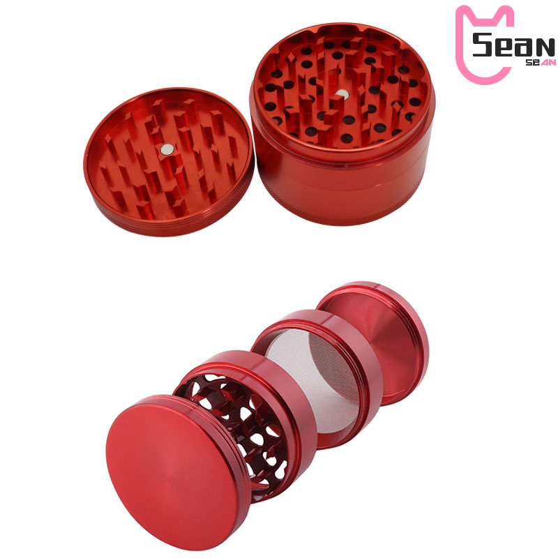 2.4 Inch Herb Mill 4-Piece Aluminium Spice Mill Herb Grinder 2.4 Inch Herb Mill 4-Piece Aluminium Spice Mill Herb Grinder