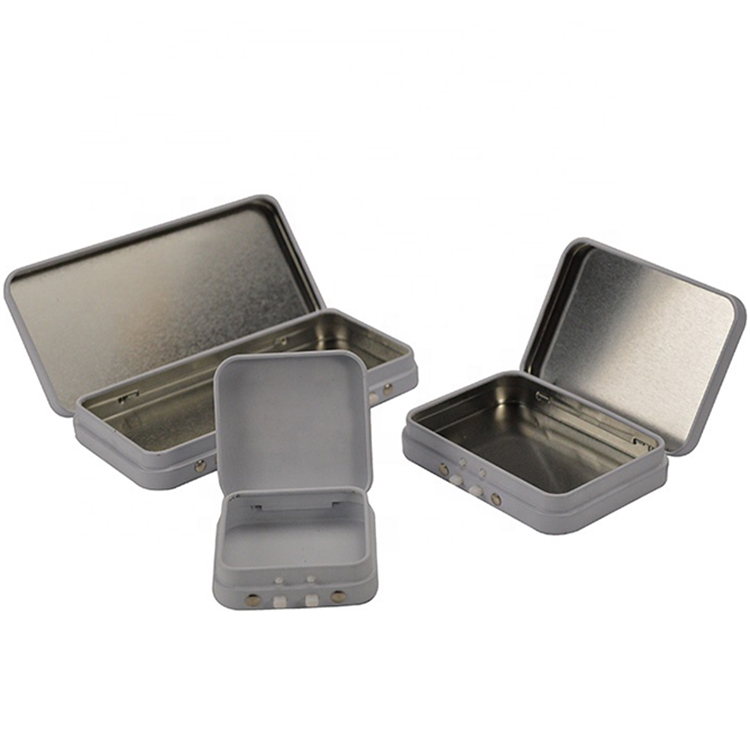 Customize Box Metal Child Proof Tin Case CR Metal Tin Can