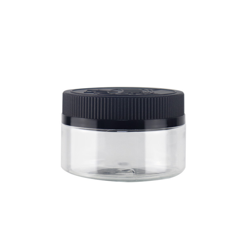 4oz 6oz 8oz Dried Flower Wide Mouth Clear Pet Plastic Cream