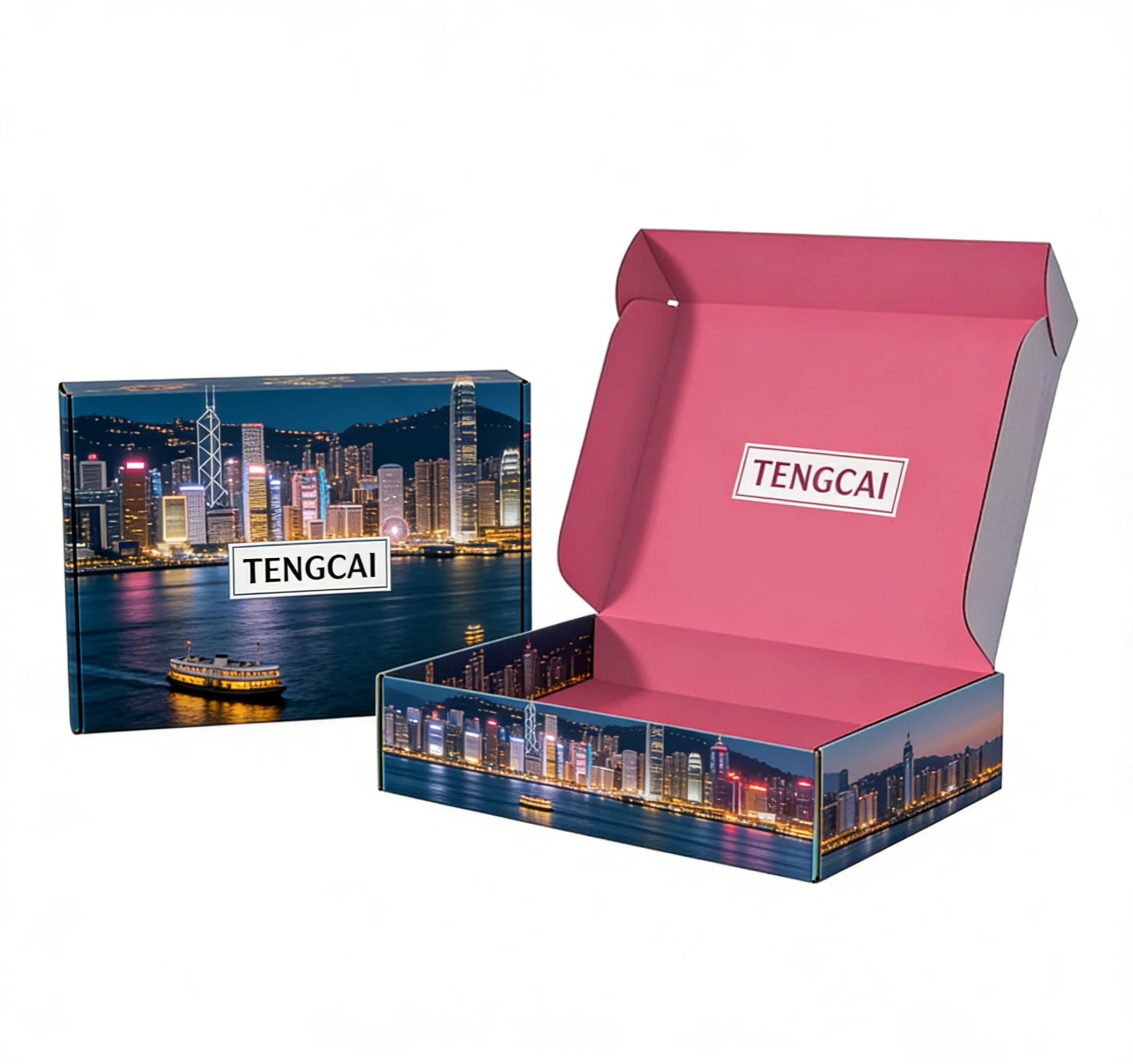 Corrugated Mailer Boxes Custom Eco-Friendly Gift Folding Corrugated Mailer Boxes Custom Eco-Friendly Gift Folding