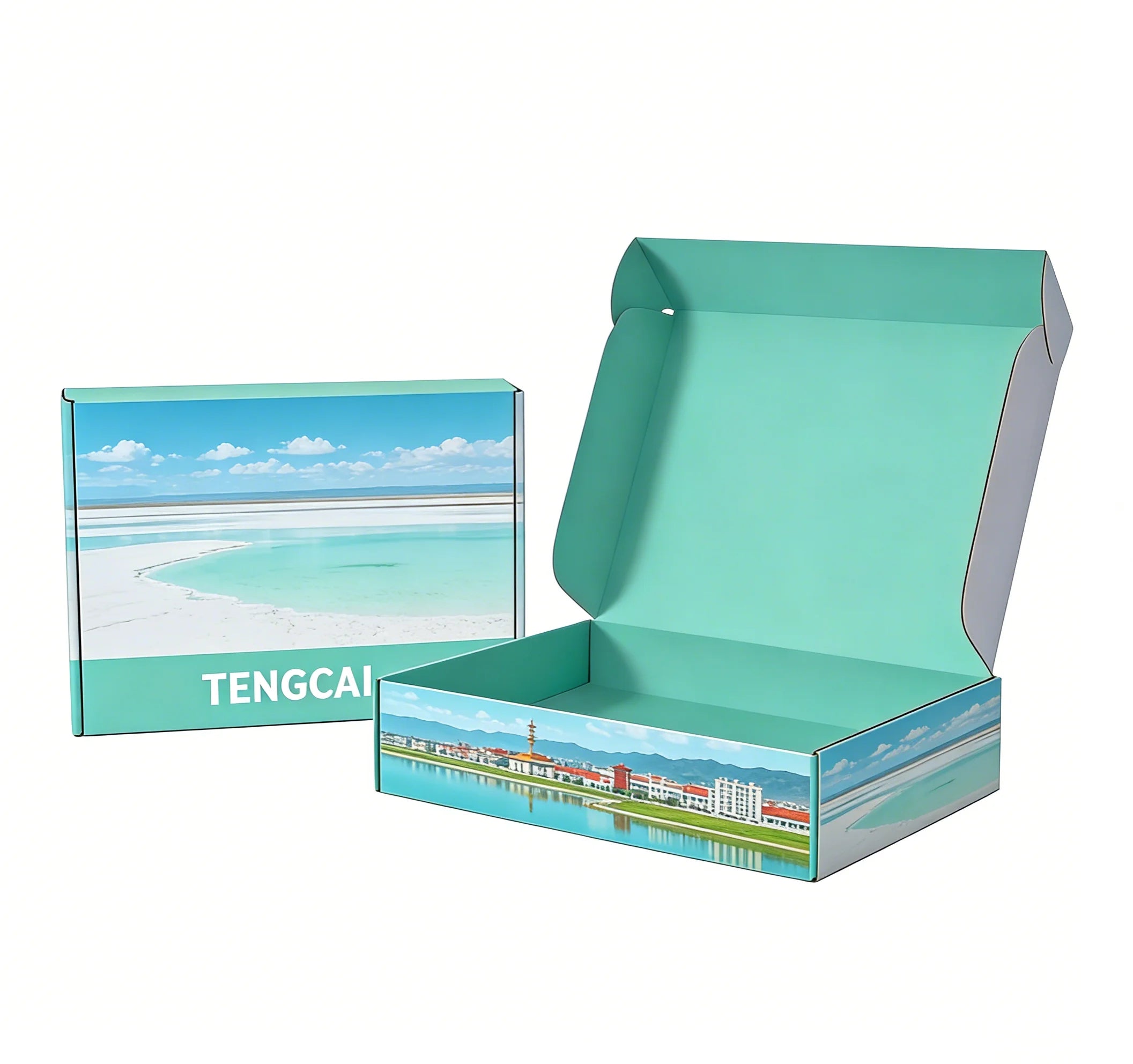 Custom Corrugated Eco-Friendly Folding Mailer Gift Packaging Custom Corrugated Eco-Friendly Folding Mailer Gift Packaging