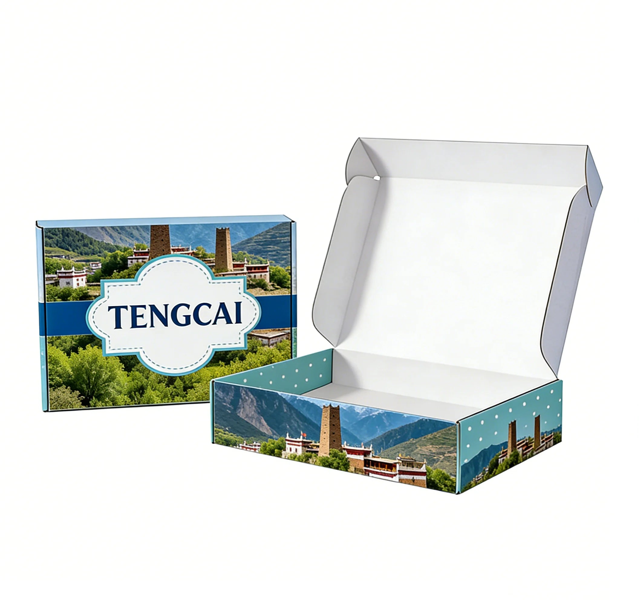 Custom Corrugated Gift Mailer Boxes Eco-Friendly Folding Custom Corrugated Gift Mailer Boxes Eco-Friendly Folding