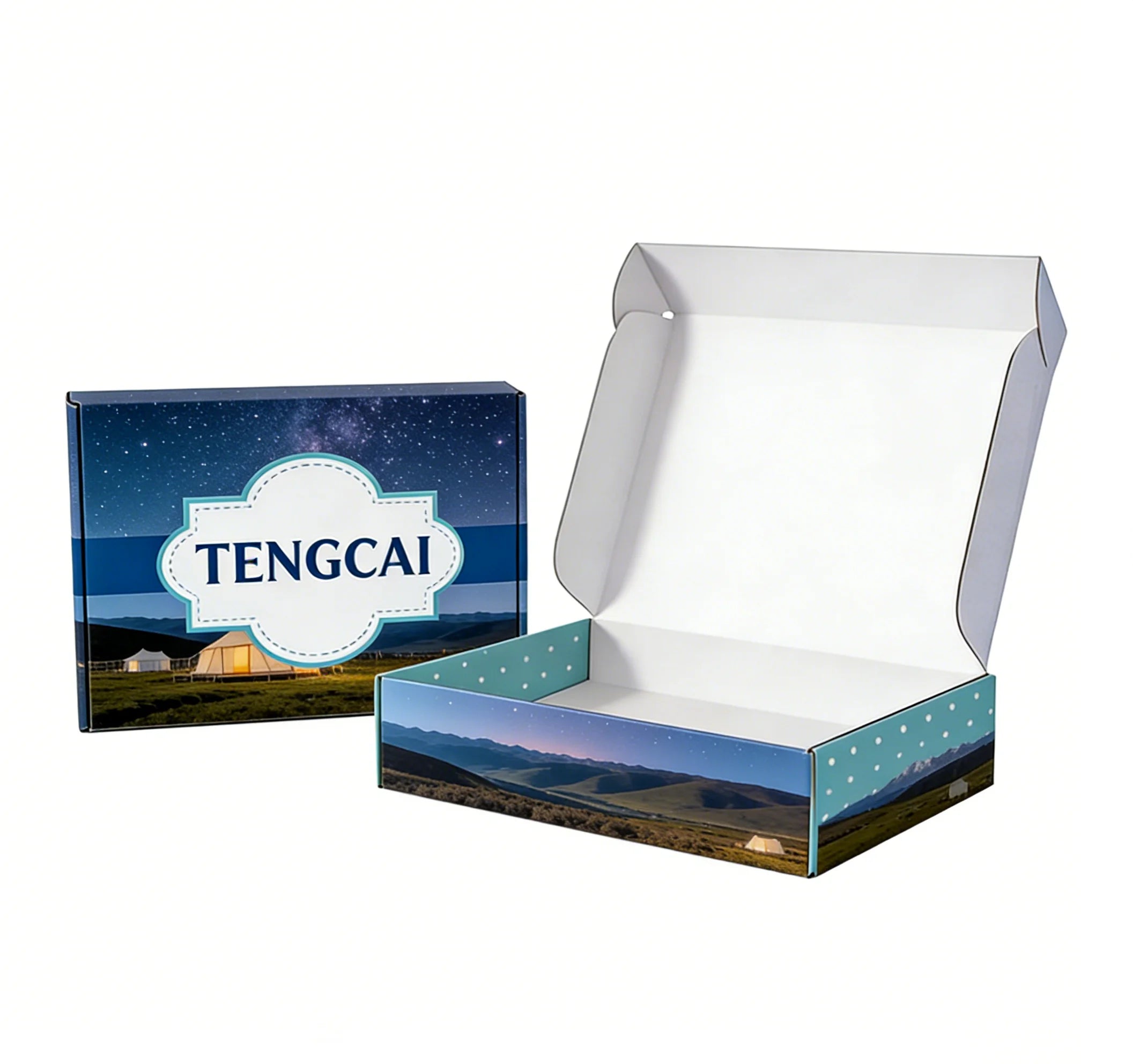 Custom Corrugated Gift Mailer Boxes Eco-Friendly Folding Custom Corrugated Gift Mailer Boxes Eco-Friendly Folding