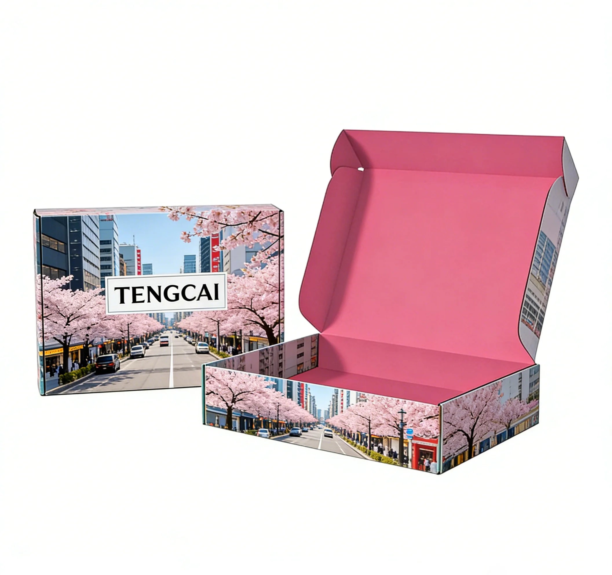 Custom Eco Corrugated Boxes Gift Mailer Folding Packaging
