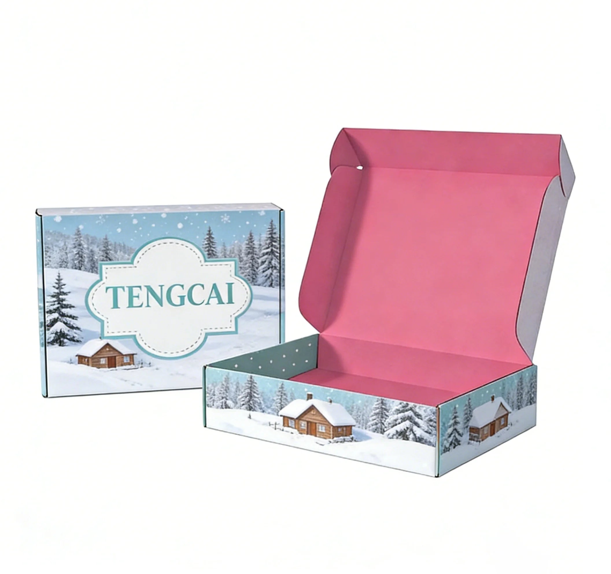Custom Eco Corrugated Boxes Gift Mailer Folding Packaging Custom Eco Corrugated Boxes Gift Mailer Folding Packaging