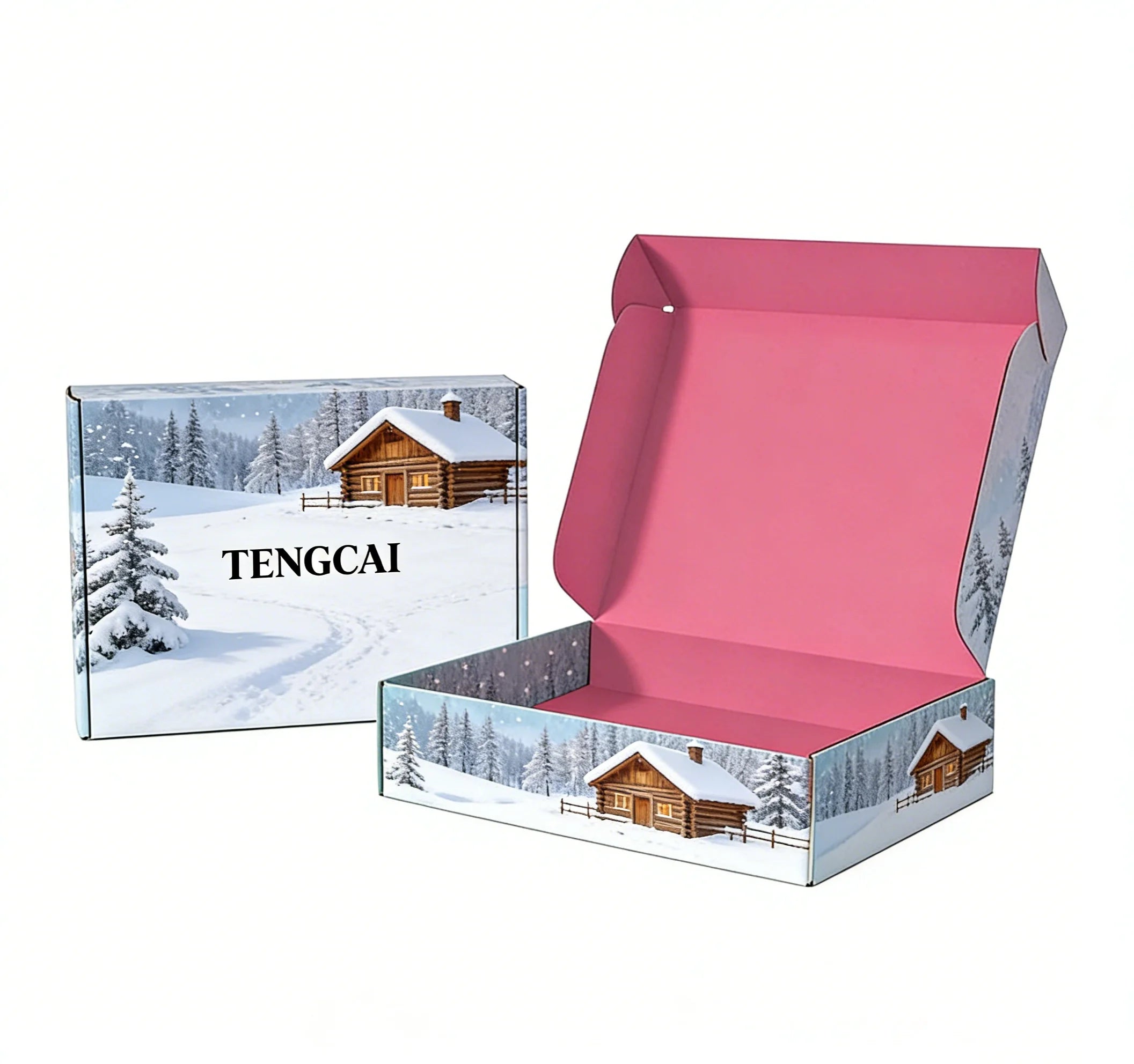 Custom Eco Corrugated Boxes Gift Mailer Folding Packaging Custom Eco Corrugated Boxes Gift Mailer Folding Packaging