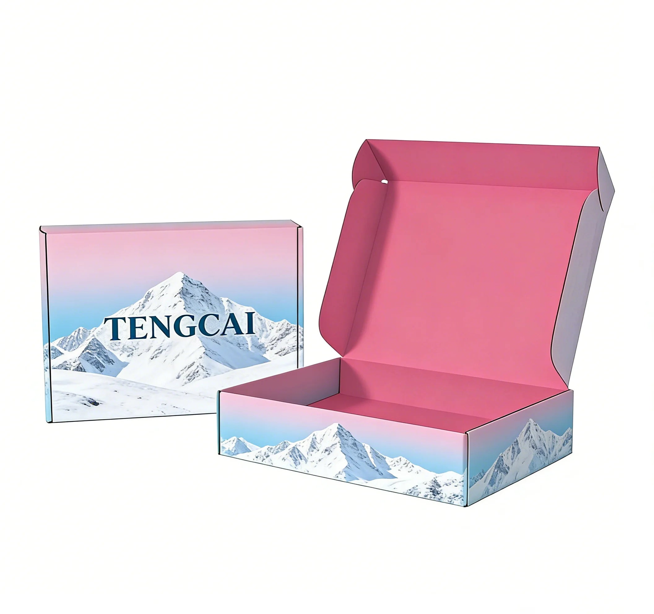 Custom Folding Gift Boxes Eco-Friendly Corrugated Mailer Custom Folding Gift Boxes Eco-Friendly Corrugated Mailer
