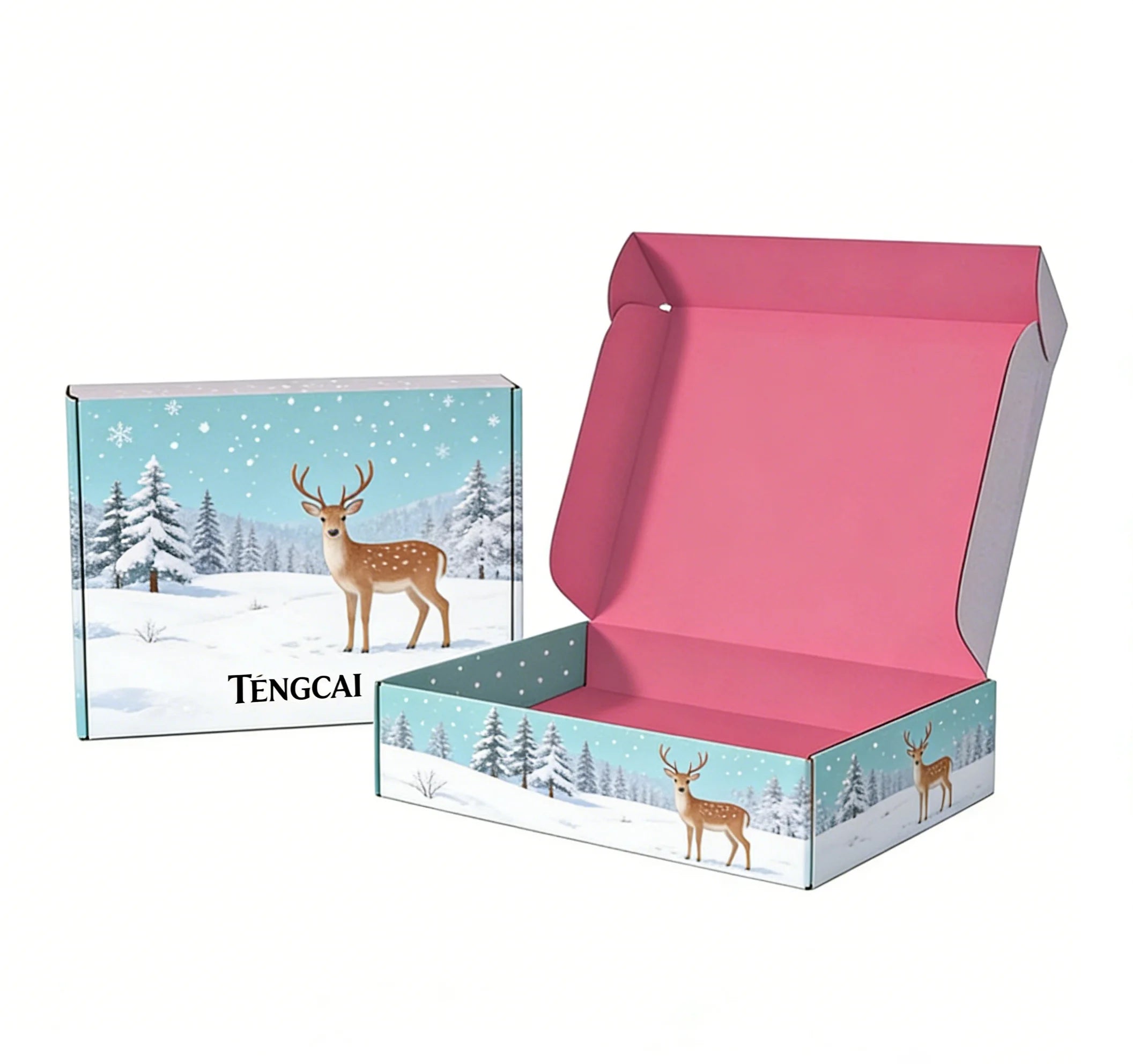 Custom Gift Packaging Boxes Eco-Friendly Corrugated Folding Custom Gift Packaging Boxes Eco-Friendly Corrugated Folding